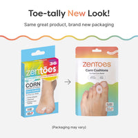 Thumbnail for Oval, Padded Corn Cushions - ZenToes