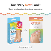 Thumbnail for Oval, Padded Corn Cushions - ZenToes