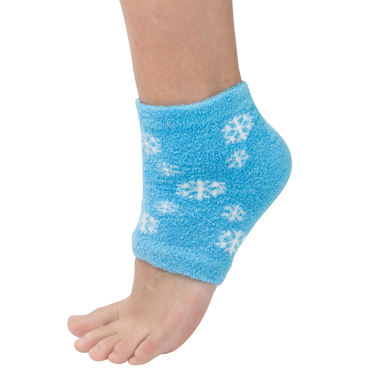Moisturizing Gel Heel Socks - Fuzzy - ZenToes