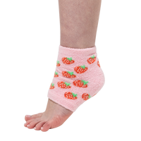 Thumbnail for Moisturizing Gel Heel Socks - Fuzzy - ZenToes