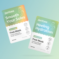 Thumbnail for Foot Mask Bundle - Exfoliating & Moisturizing - 6 Pair - ZenToes