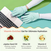 Thumbnail for NEW & IMPROVED Moisturizing Gel Lined Gloves - ZenToes