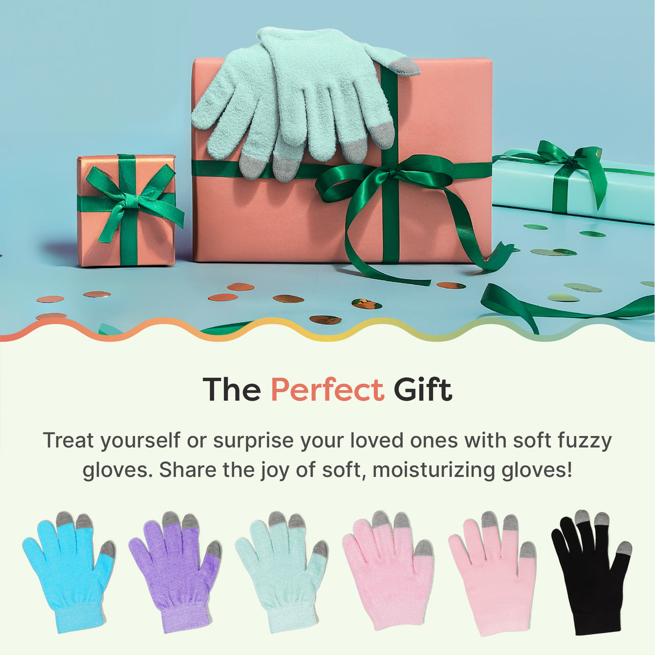 NEW & IMPROVED Moisturizing Gel Lined Gloves - ZenToes