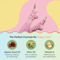 Thumbnail for Fuzzy Moisturizing Gel Heel Socks - Spring Variety Pack - ZenToes