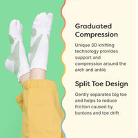 Thumbnail for Split-Toe Bunion Relief Socks - ZenToes