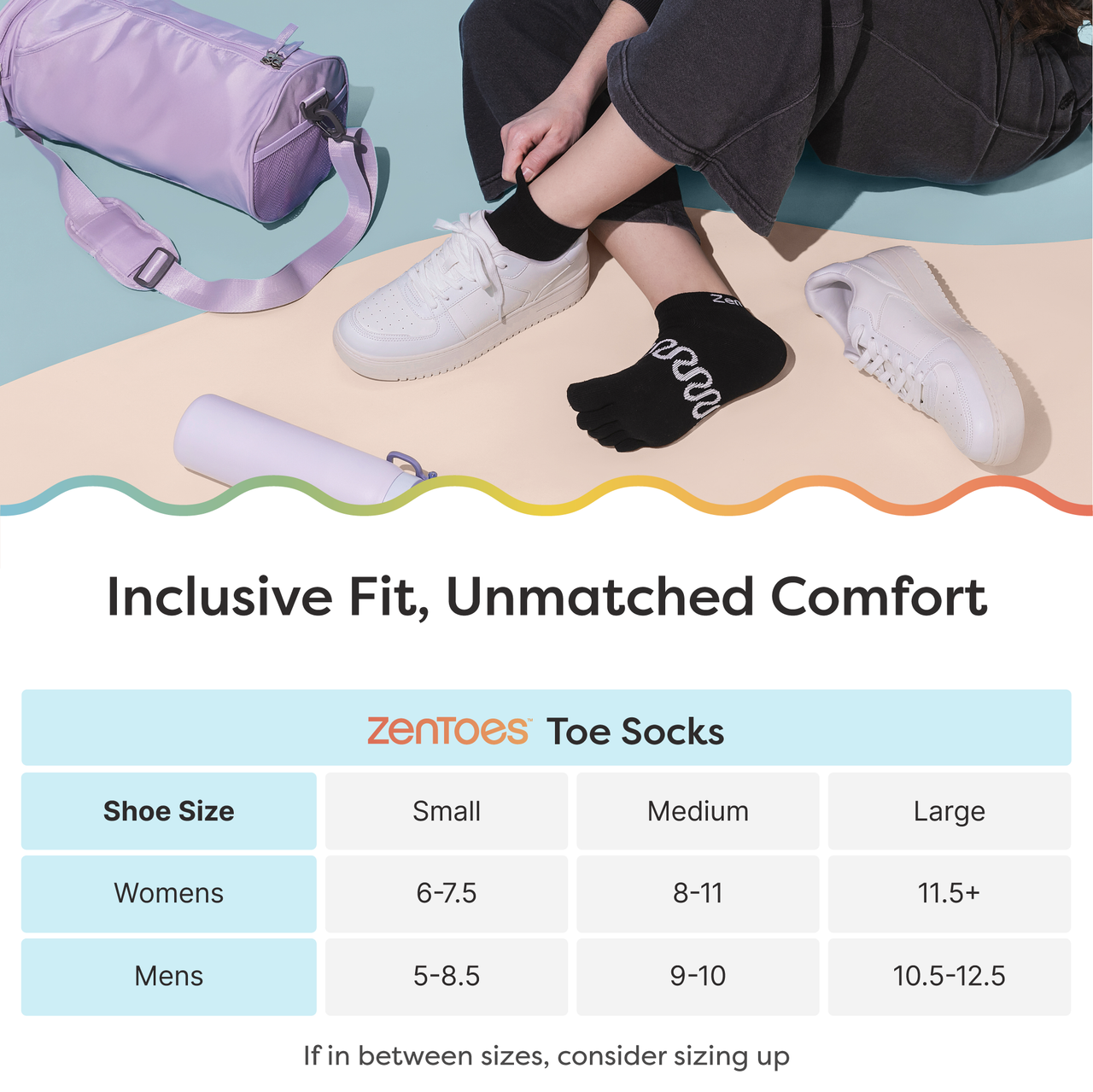 Cotton Toe Socks for Pilates & Yoga