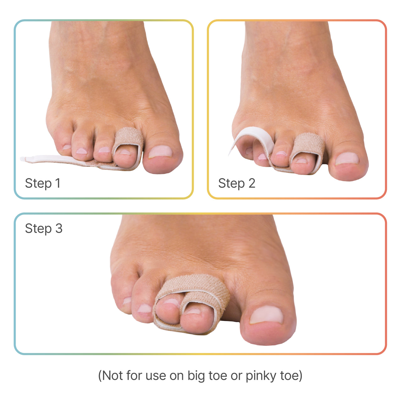 Buddy Wraps for Hammertoes or Broken Toes - ZenToes