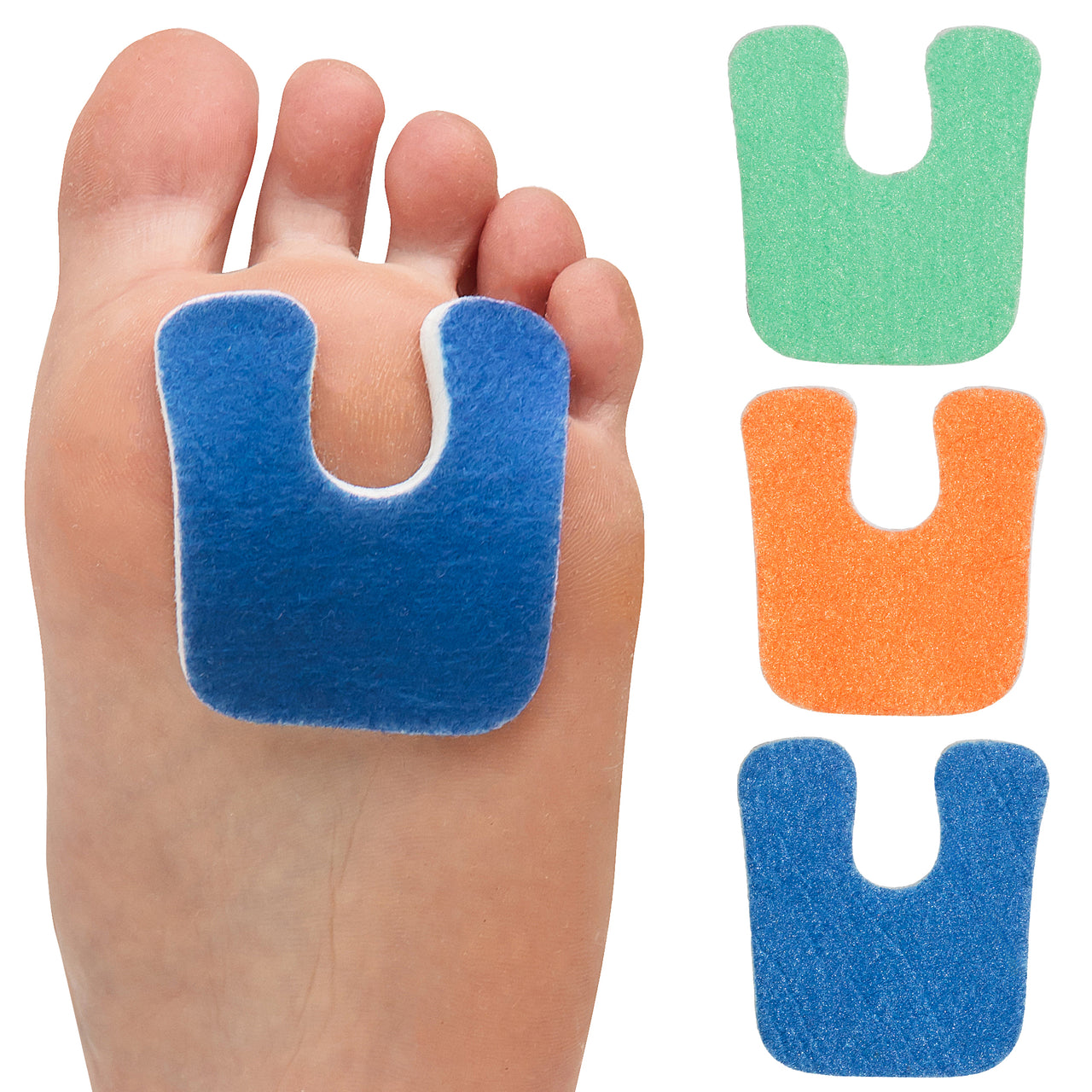 U-Shaped Felt Moleskin Callus Pads - ZenToes