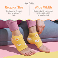 Thumbnail for Fuzzy Moisturizing Gel Heel Socks - Spring Variety Pack - ZenToes