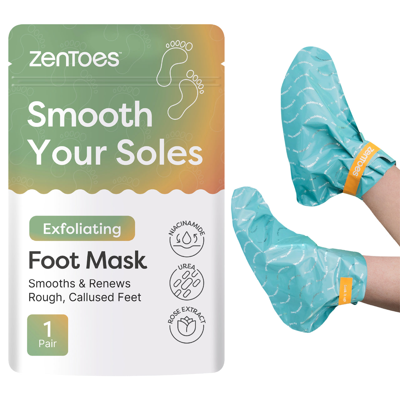 Exfoliating Foot Masks for Dry Cracked Feet