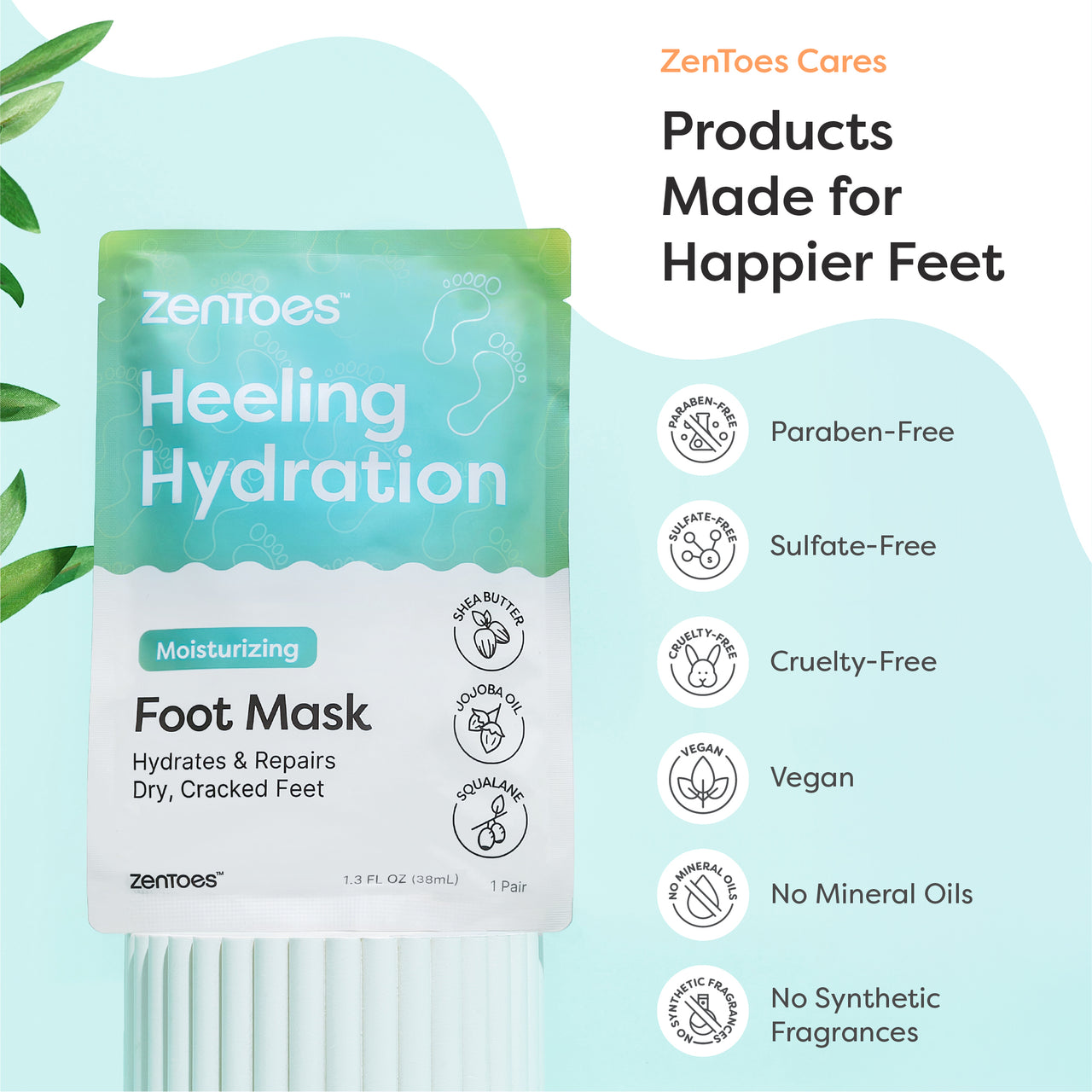 Moisturizing Foot Masks - 1 Pair - ZenToes