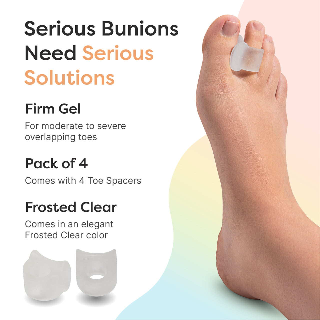 Single Loop Firm Gel Toe Corrector for Bunions Test Page - ZenToes
