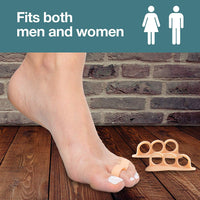 Thumbnail for Triple Loop Hammer Toe Straightener Crest - 4 Pack - ZenToes