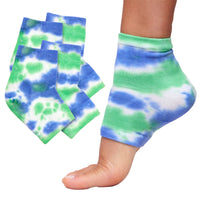 Thumbnail for Moisturizing Gel Heel Socks - Tie Dye - ZenToes