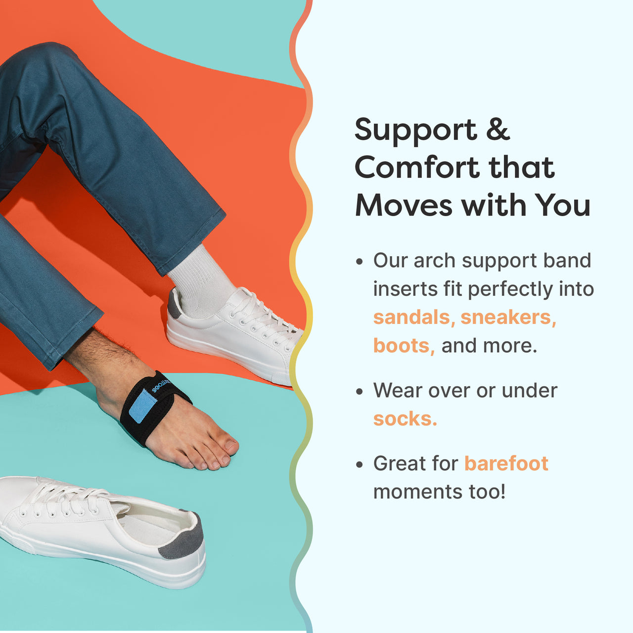 Adjustable Arch Support Bands