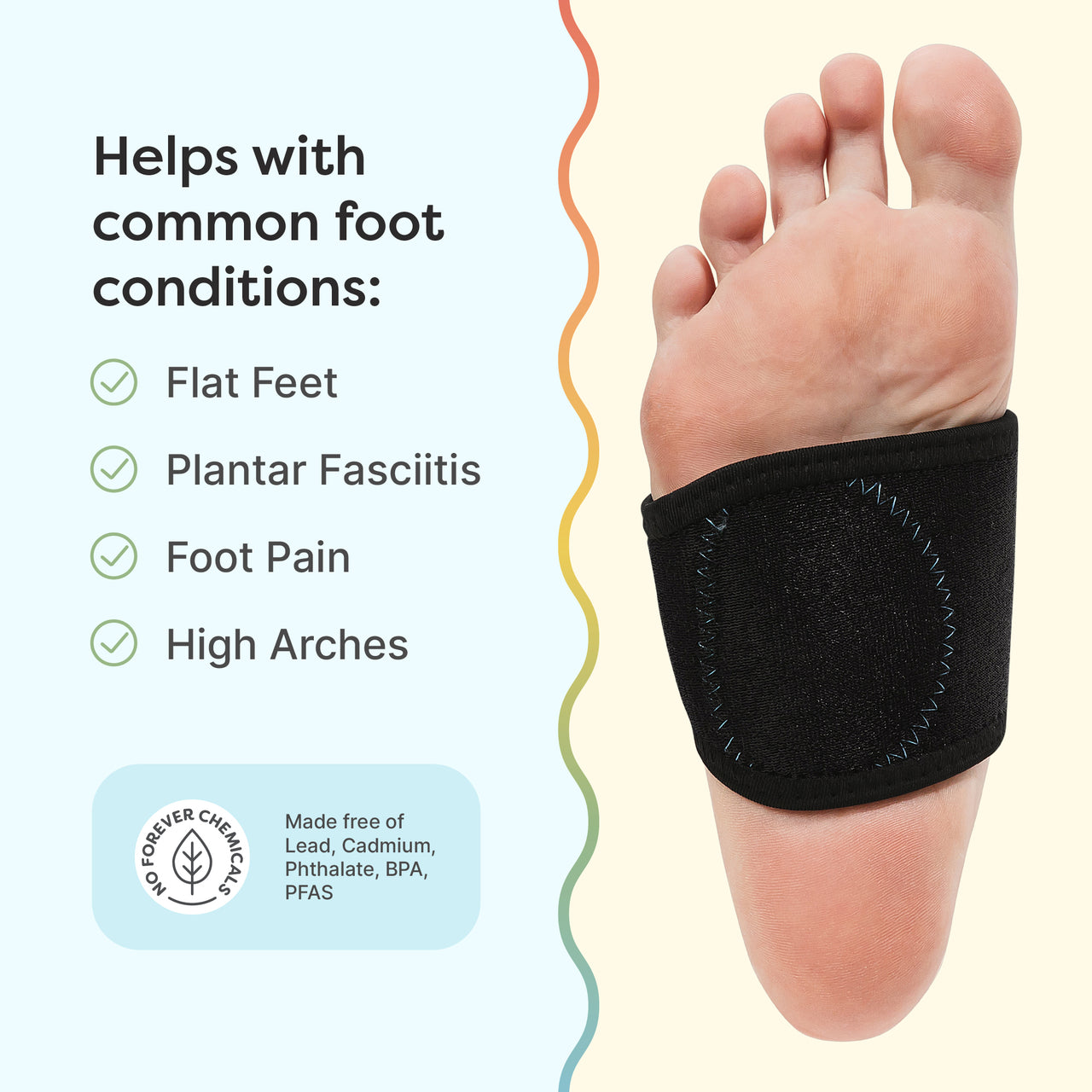 Adjustable Arch Support Bands