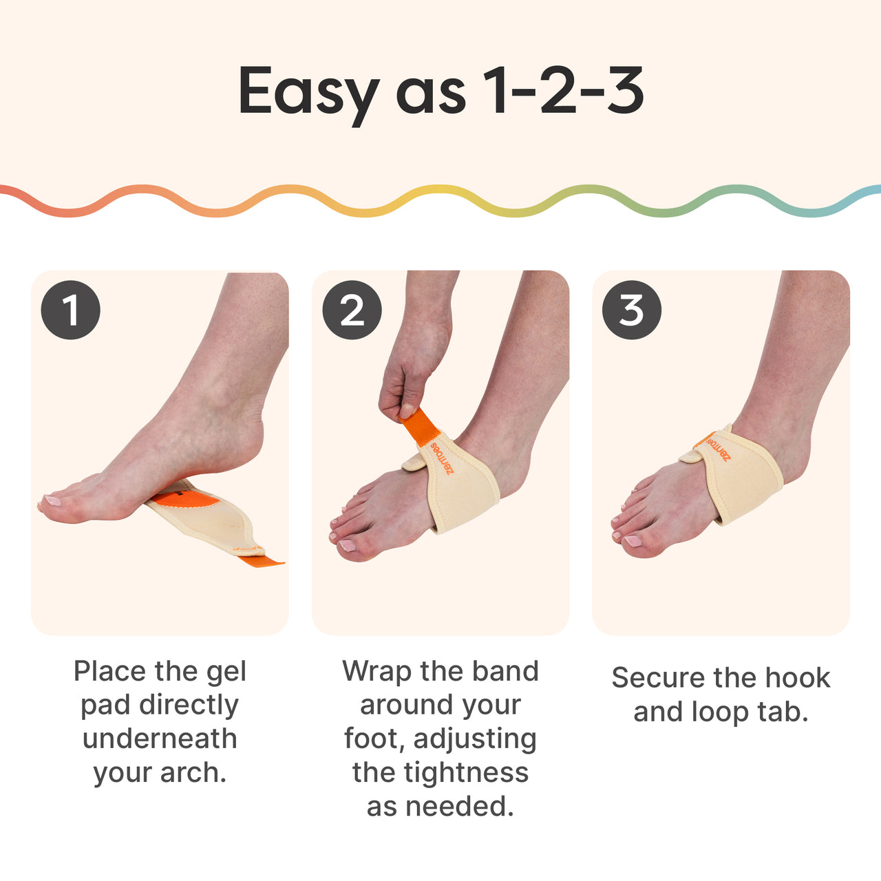 Adjustable Arch Support Bands