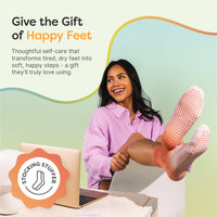 Thumbnail for Bamboo Viscose Blend Moisturizing Socks with Anti Slip Grippers