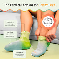 Thumbnail for Bamboo Viscose Blend Moisturizing Socks with Anti Slip Grippers