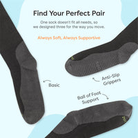Thumbnail for Compression Socks with Targeted Cushioning