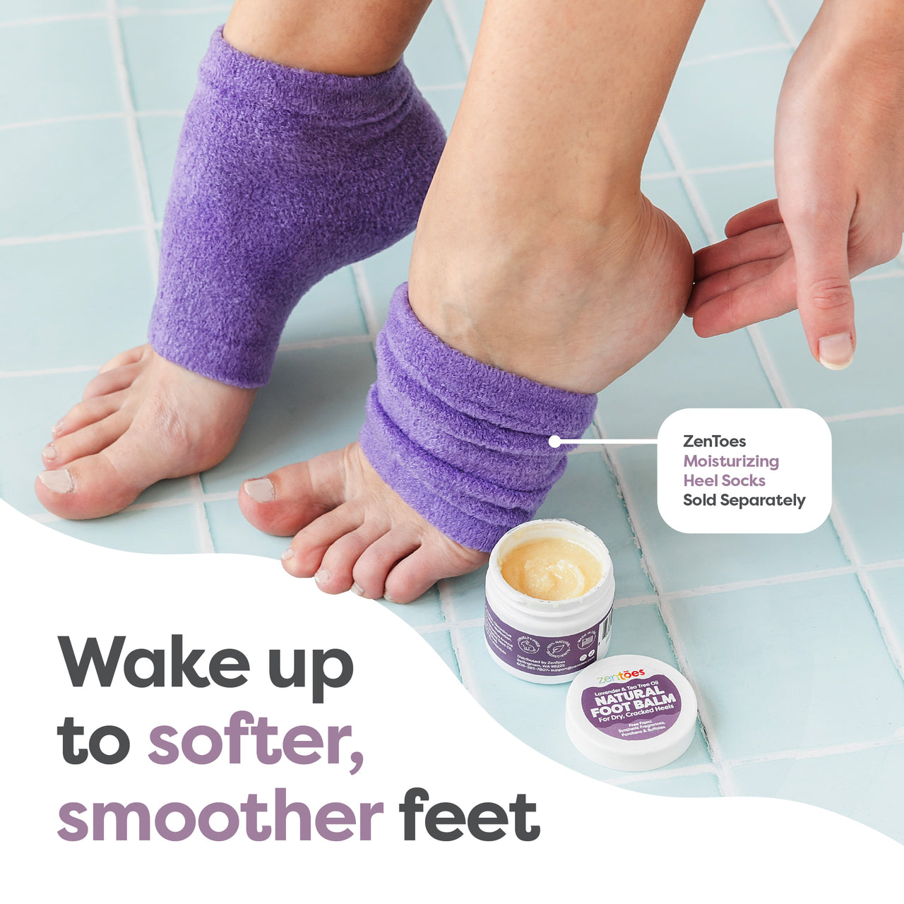 100% Natural Hydrating Foot Balm - ZenToes