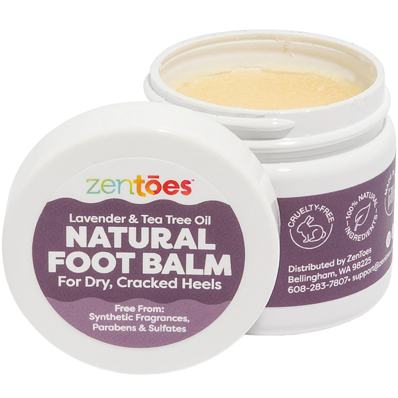 100% Natural Hydrating Foot Balm - ZenToes