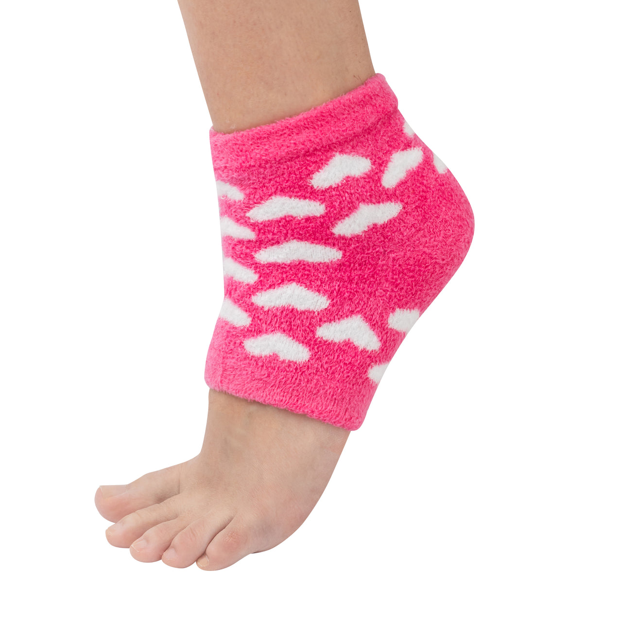 Moisturizing Gel Heel Socks - Fuzzy