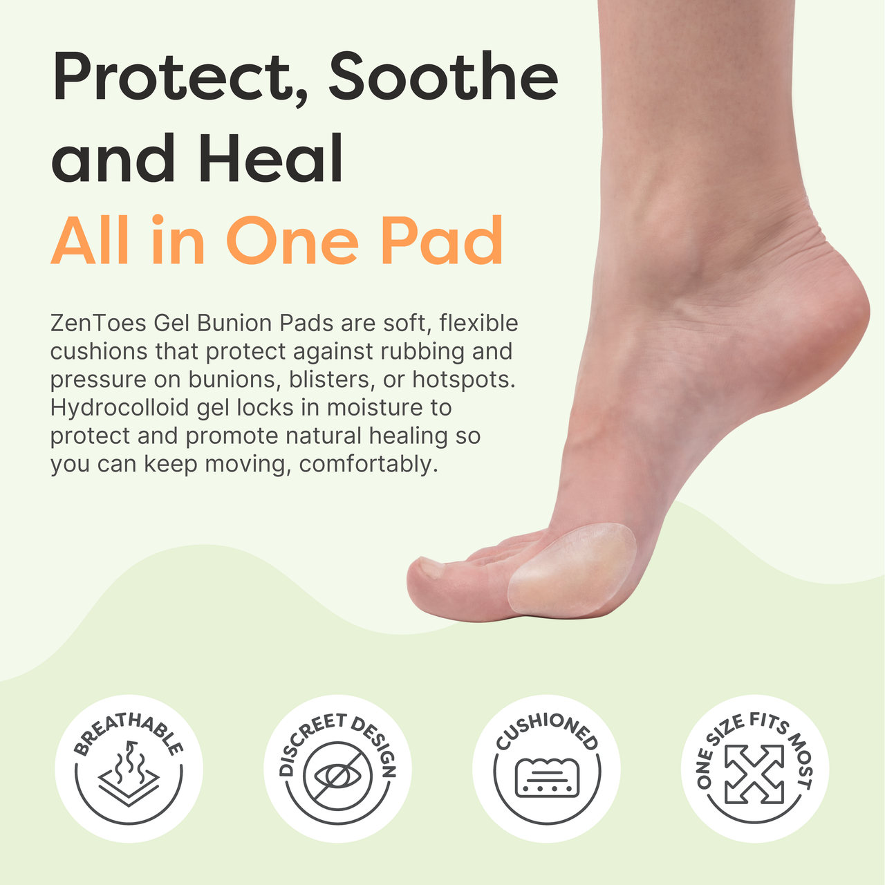 Hydrocolloid Gel Bunion Pads