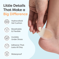 Thumbnail for Hydrocolloid Gel Bunion Pads
