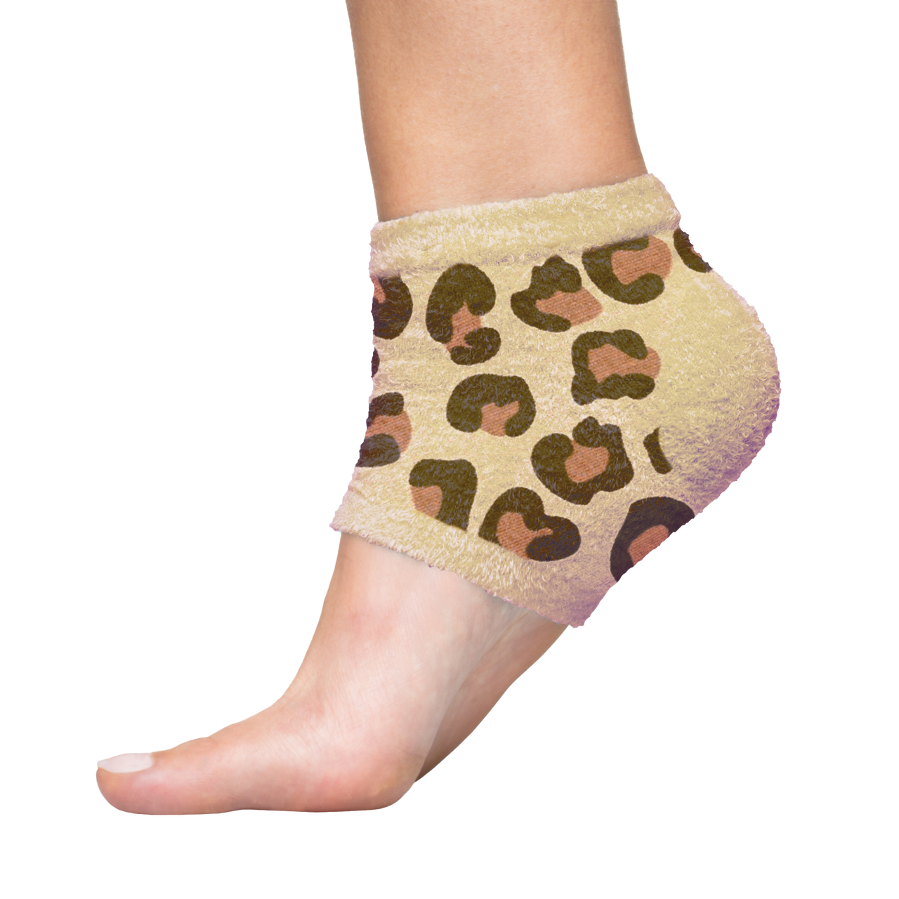 Moisturizing Gel Heel Socks - Fuzzy