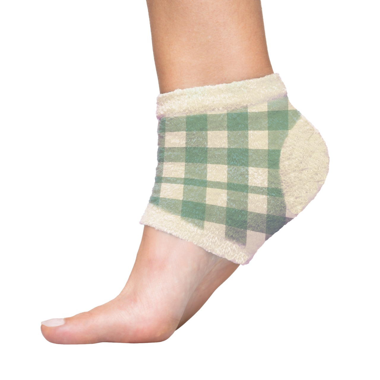 Moisturizing Gel Heel Socks - Fuzzy