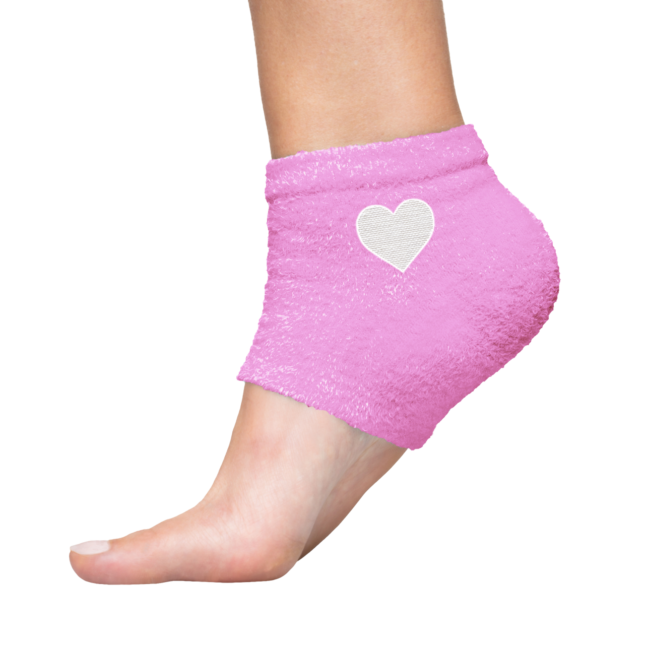 Moisturizing Gel Heel Socks - Fuzzy