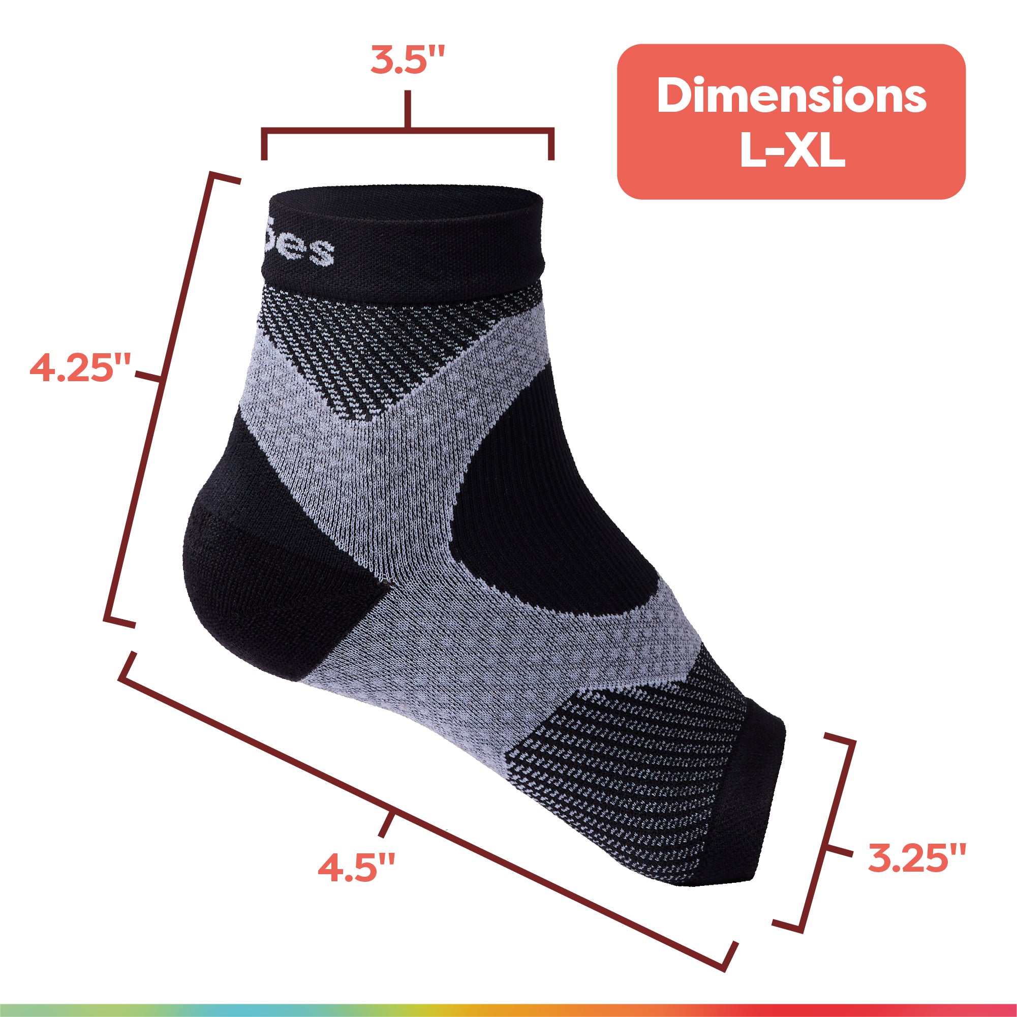 COMING SOON Plantar Fasciitis Compression Socks - 1 Pair - ZenToes