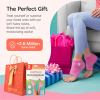 Thumbnail for Moisturizing Gel Heel Socks - Fuzzy