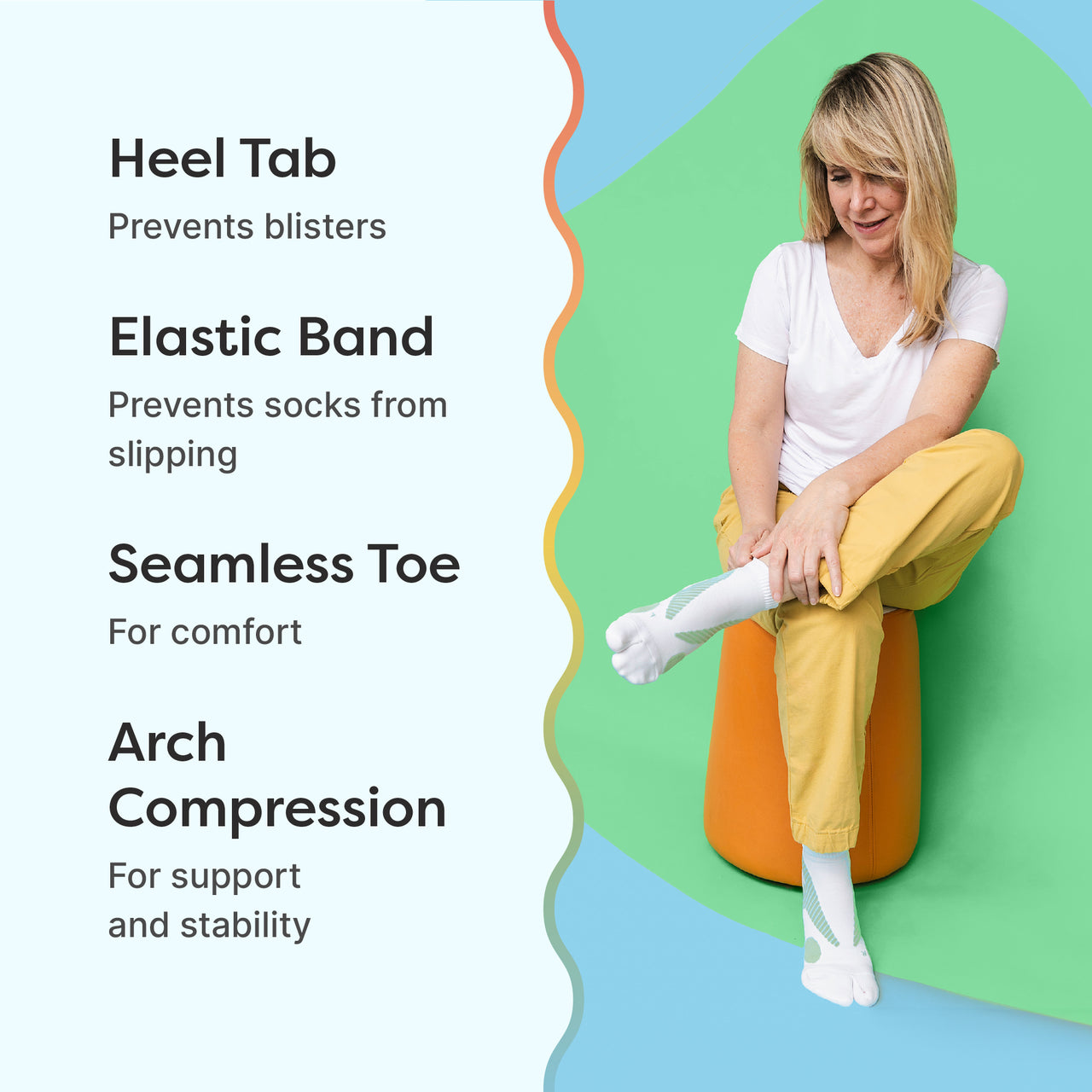 Split-Toe Bunion Relief Socks