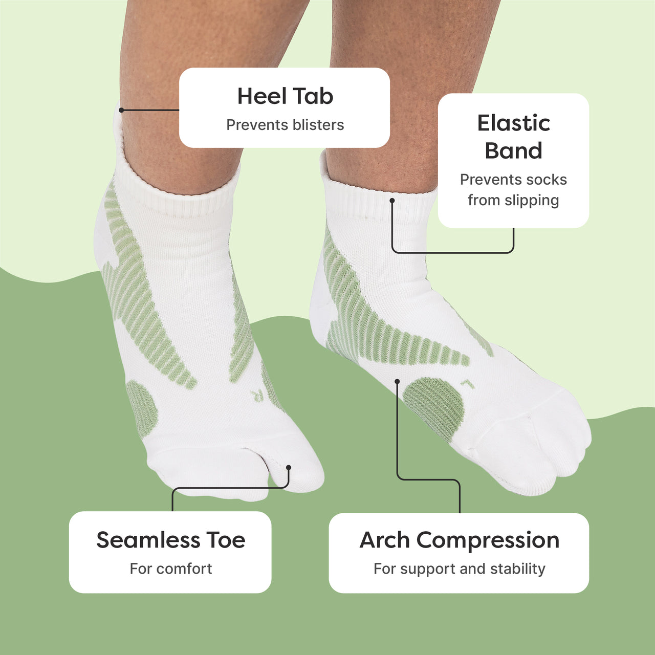 Split-Toe Bunion Relief Socks