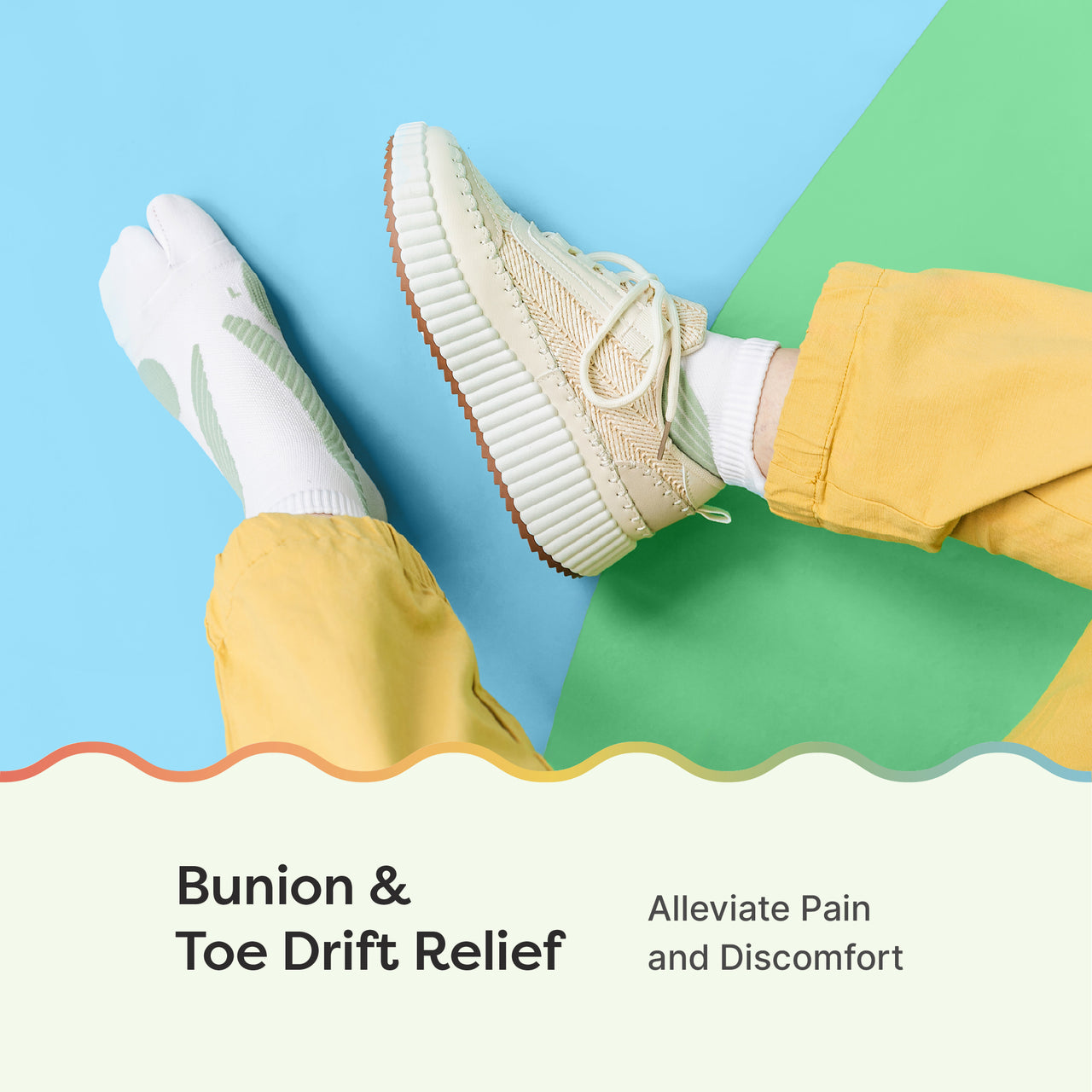 Split-Toe Bunion Relief Socks