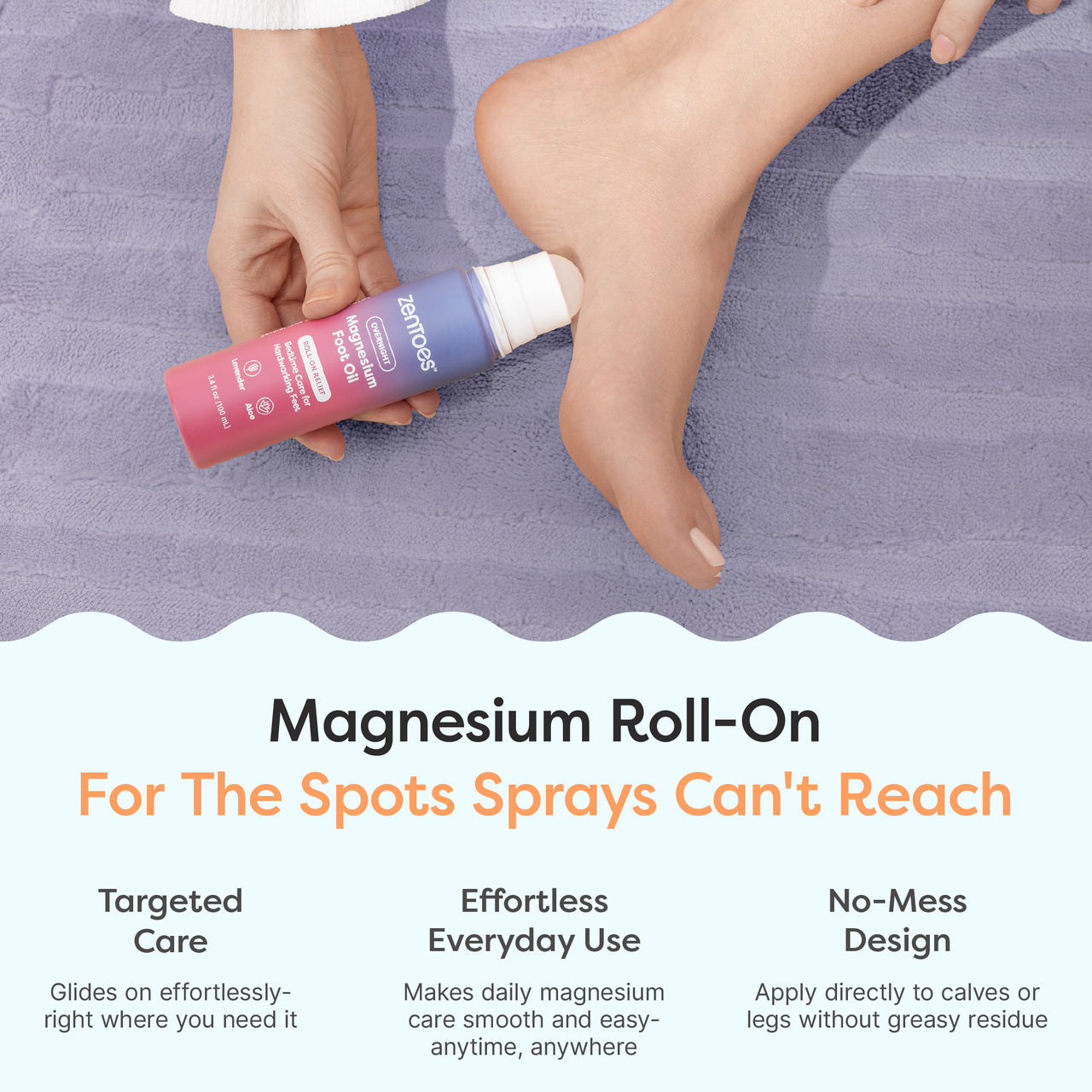 Magnesium Oil Roller Ball for Feet