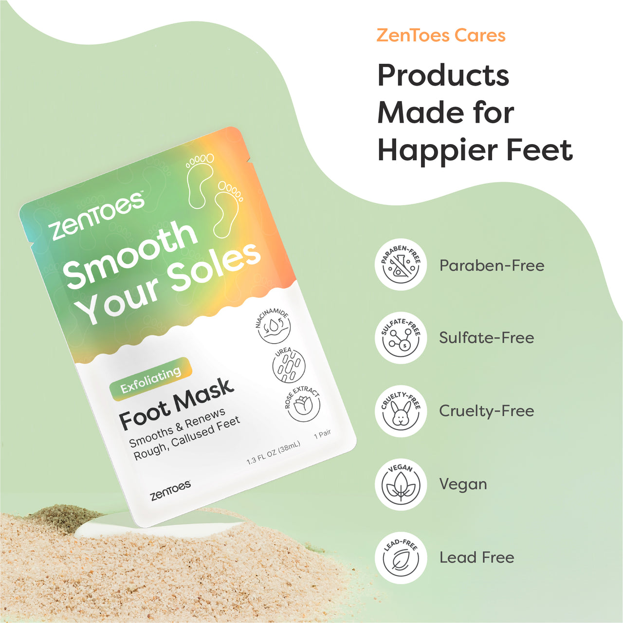 Fuzzy Sock & Foot Mask Gift Set - ZenToes