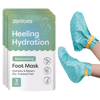 Moisturizing Foot Masks - 3 Pairs - ZenToes