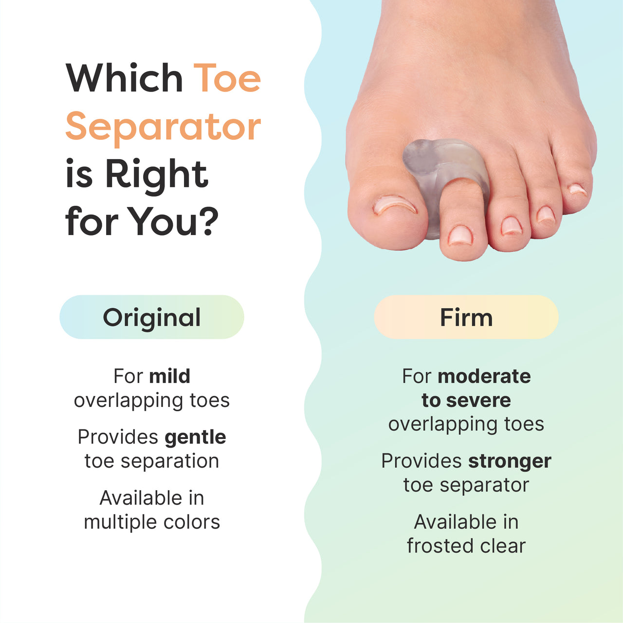 Single Loop Firm Gel Toe Corrector for Bunions