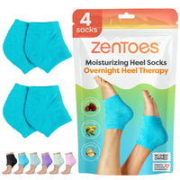 Thumbnail for Fuzzy Moisturizing Gel Heel Socks - Wide Width