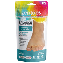 Hammer Toe Separator Crest with No Loop - 2 Pairs - ZenToes