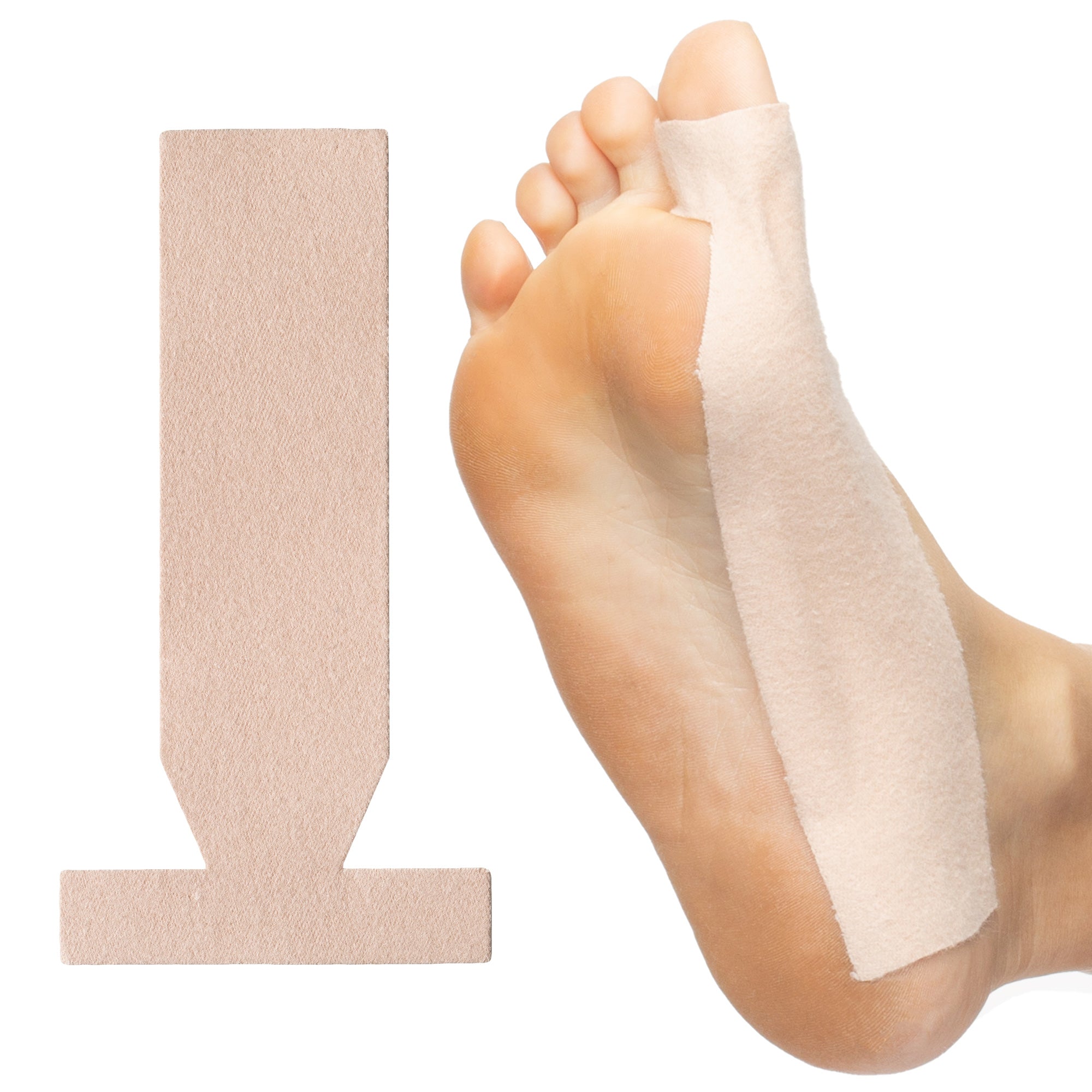 Zentoes Turf Toe T-Straps - 10 Pack Moleskin Splints – ZenToes