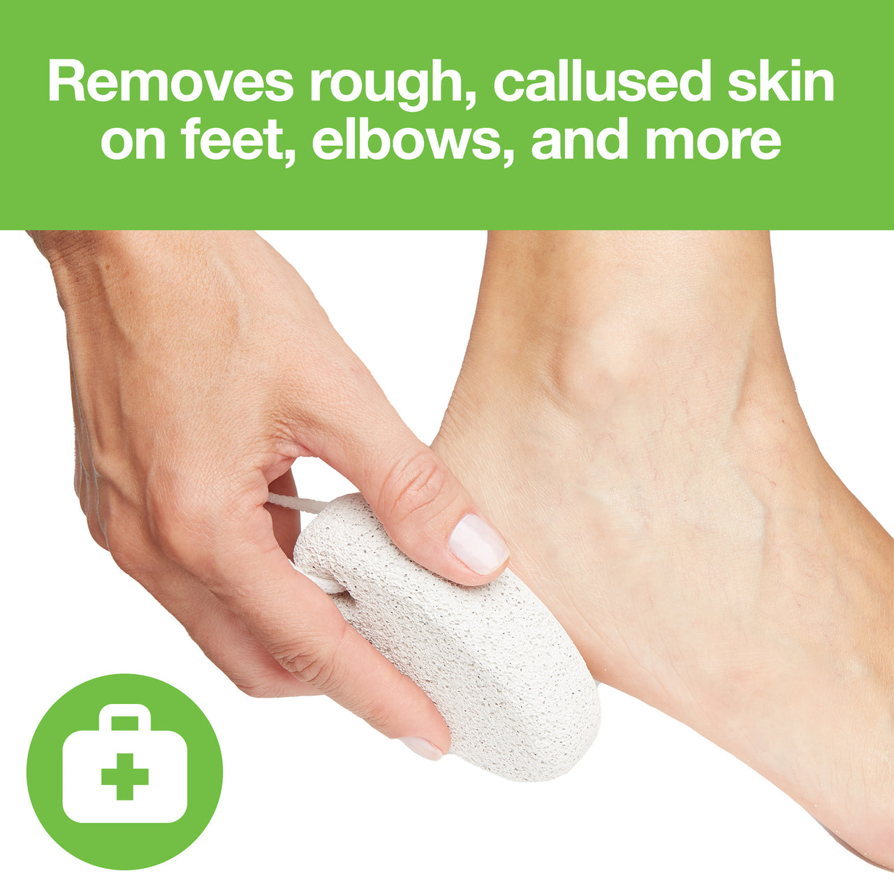 Natural Lava Pumice Stone Pedicure Callus Remover - 2 Pack - ZenToes