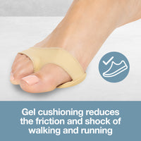 Thumbnail for Fabric Metatarsal Sleeve Gel Pads Cushion Ball of Foot (Pair) - ZenToes