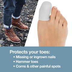 Large Gel Toe Cap and Protector - Pack of 6 - ZenToes