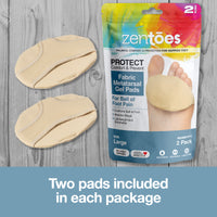 Thumbnail for Fabric Metatarsal Sleeves with Gel Pads - 1 Pair - ZenToes