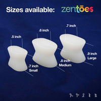 Thumbnail for Gel Toe Separators with No Loop - 6 Pack - ZenToes