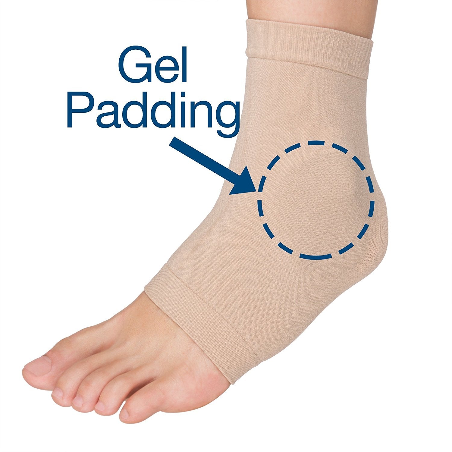 Repositionable Gel Pads for Ball of Foot - 2 Pairs